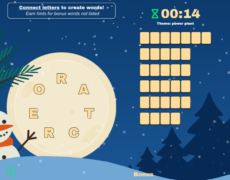 Wordungus screenshot